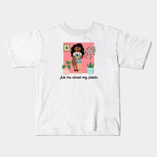 ask me about mu plants Kids T-Shirt